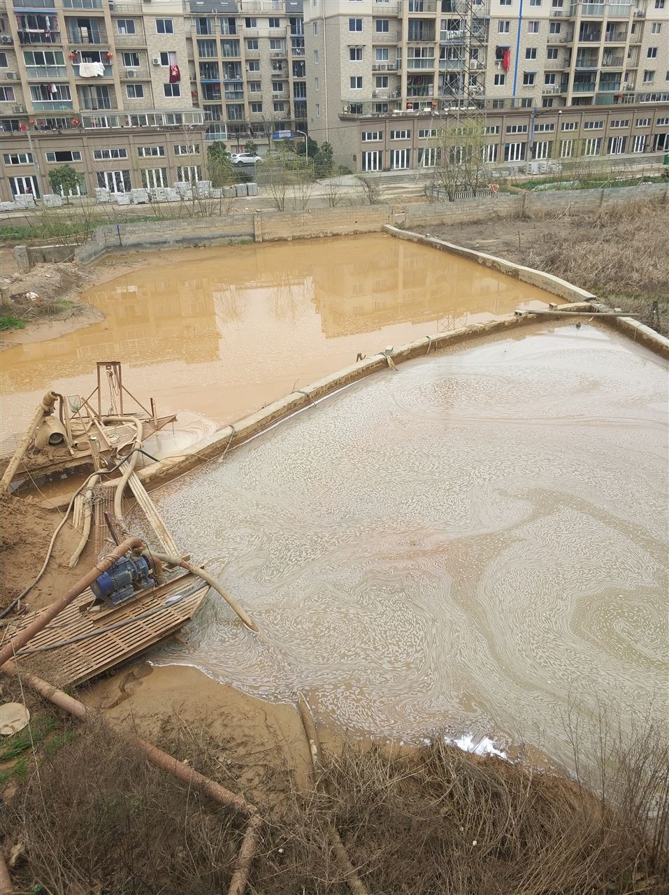 甘州沉淀池淤泥清理-厂区废水池淤泥清淤