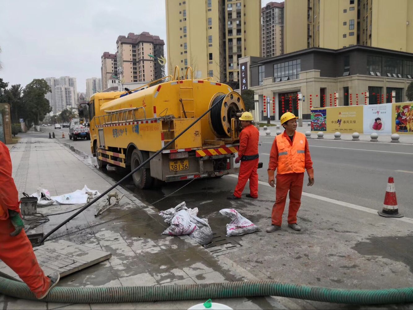 甘州排污管道清淤-管道清洗