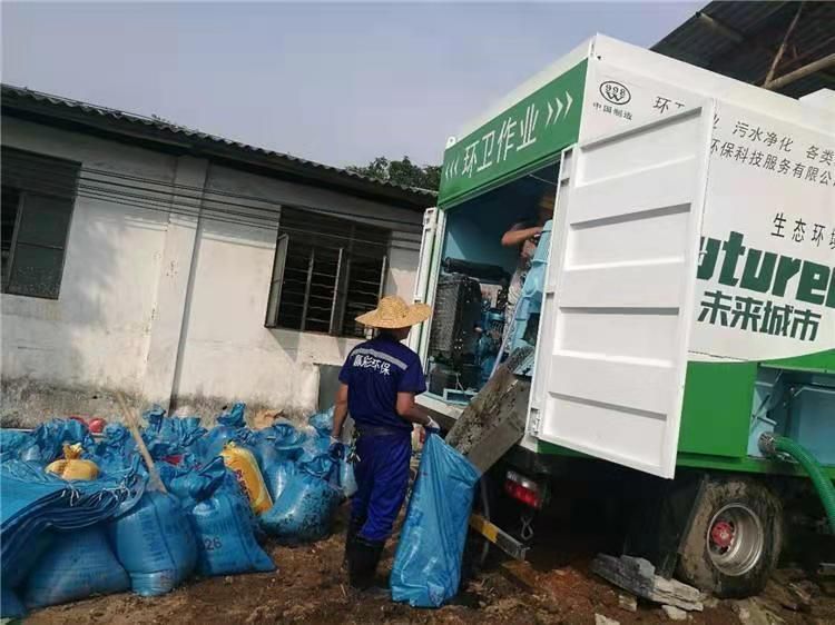 甘州工业污泥压干处理